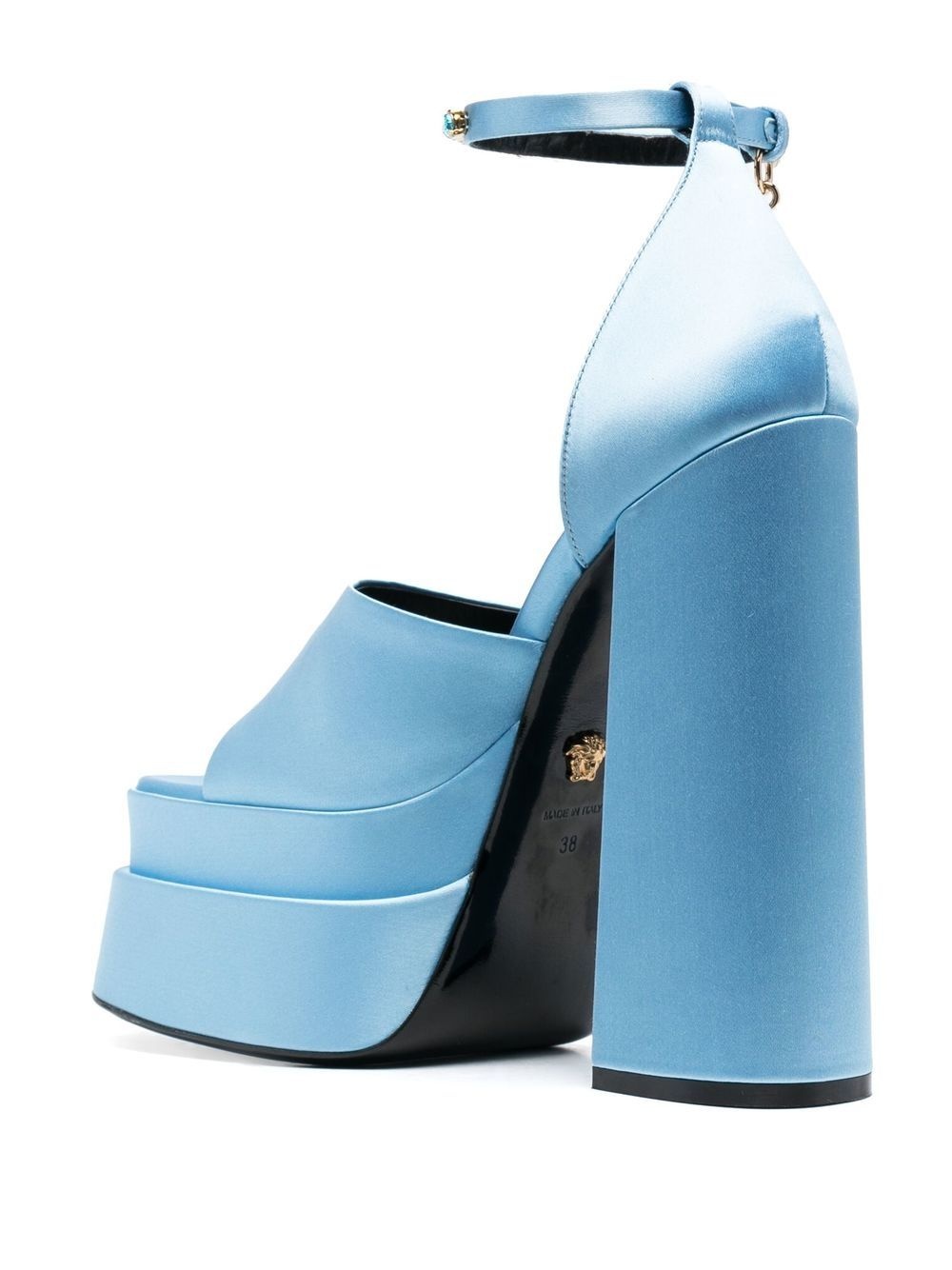 Medusa charm platform sandals - 3