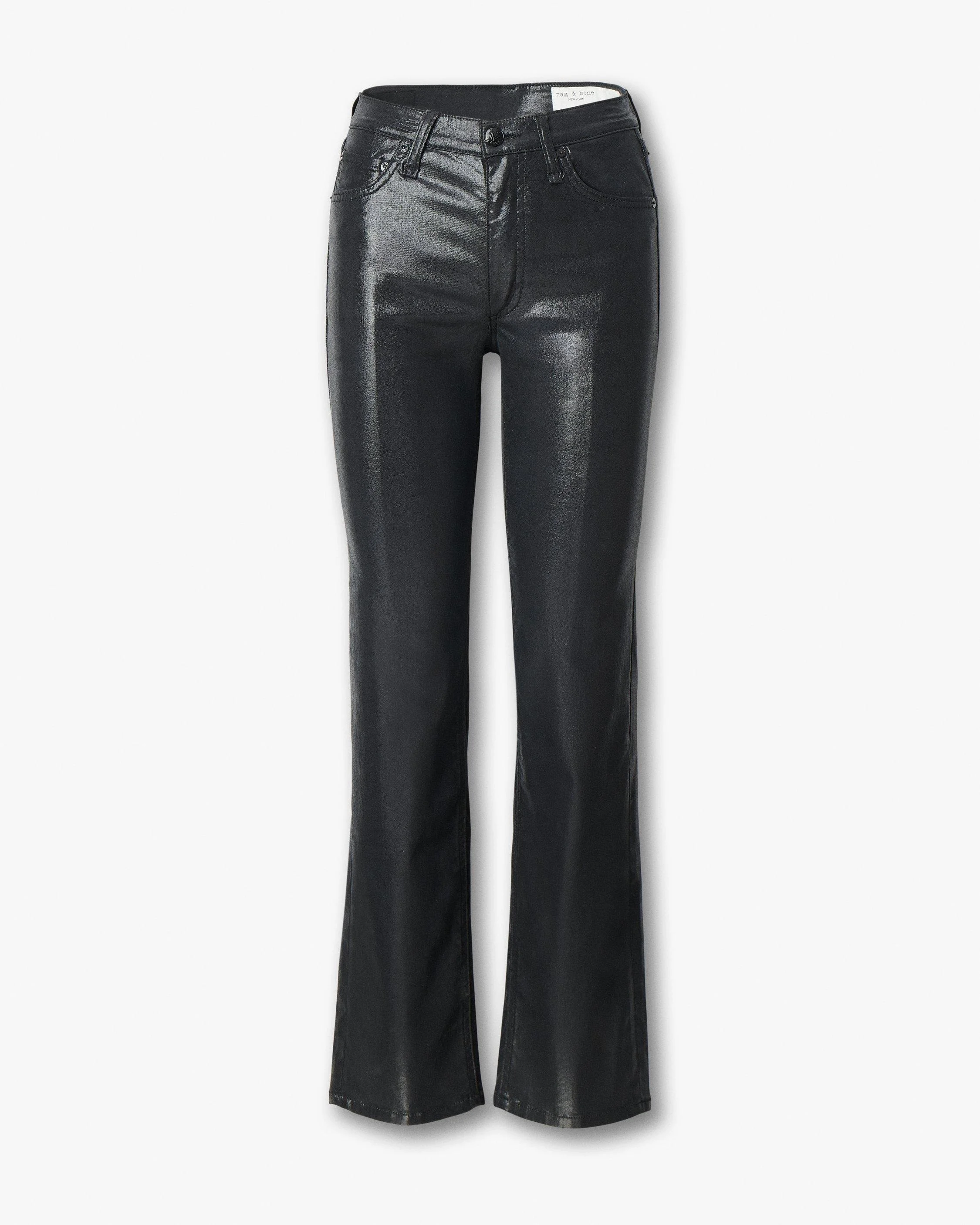 Harlow Straight Jeans
Flexi in Coated Black - 1