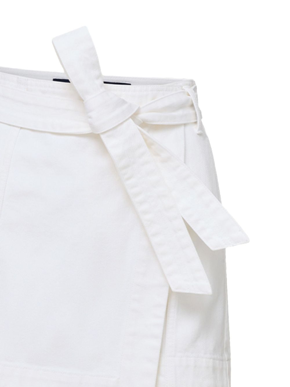wrap-tie belted skort - 2