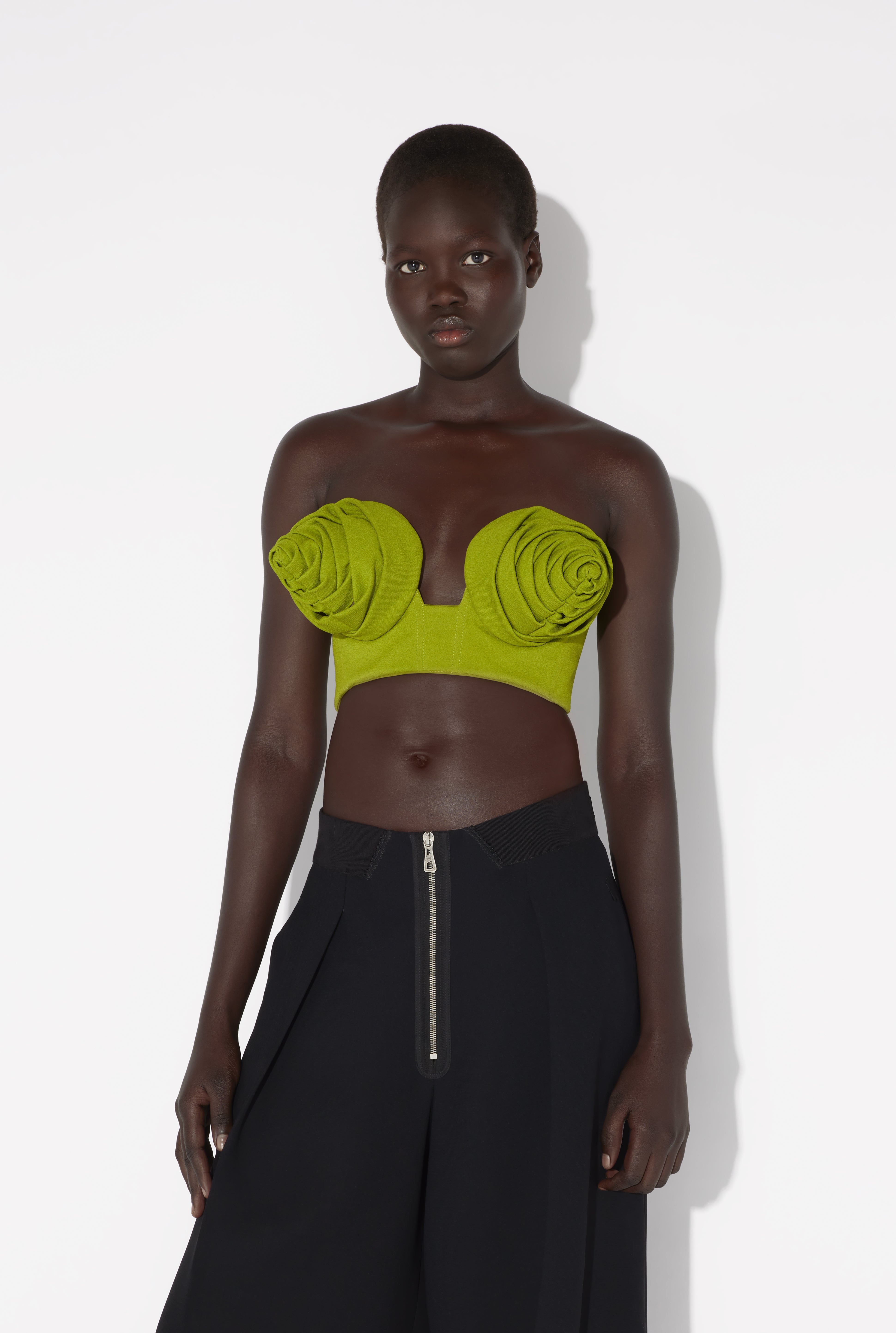 THE GREEN CONICAL CUP BRA - 7