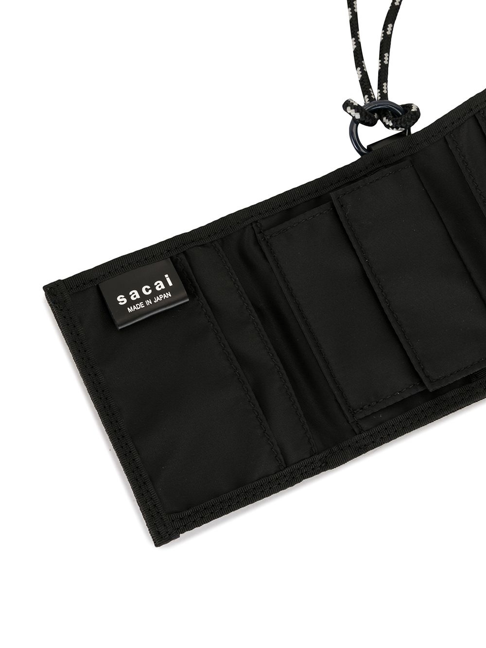 tri-fold wallet with neck strap - 2