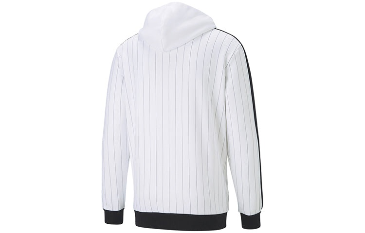 PUMA Pinstripe Stripes Sweatshirt White 530179-02 - 2