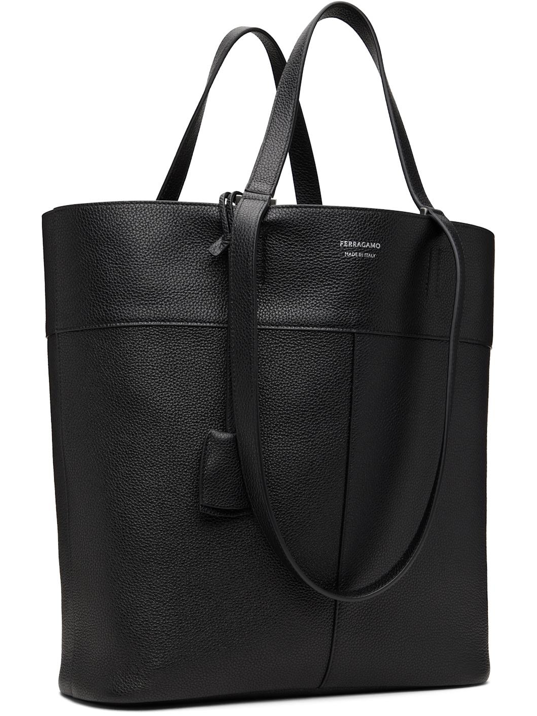 Black Calfskin Tote - 2