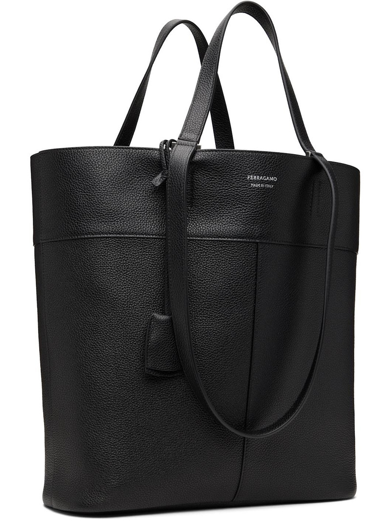 FERRAGAMO Black Calfskin Tote outlook