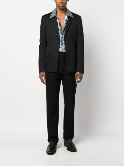 Off-White single-breasted wool blazer outlook