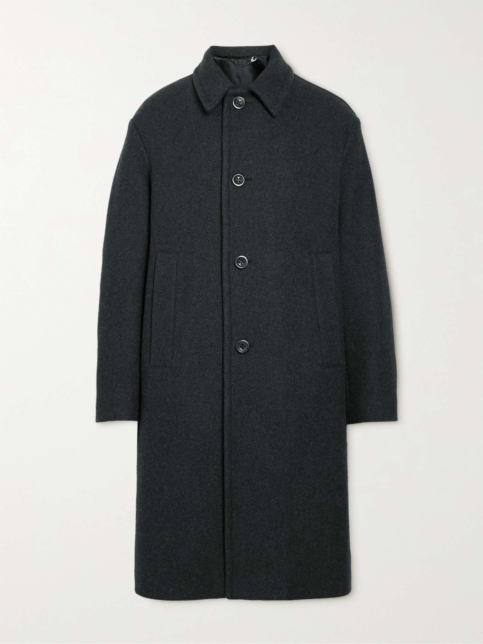 Oversized Wool-Blend Coat - 1