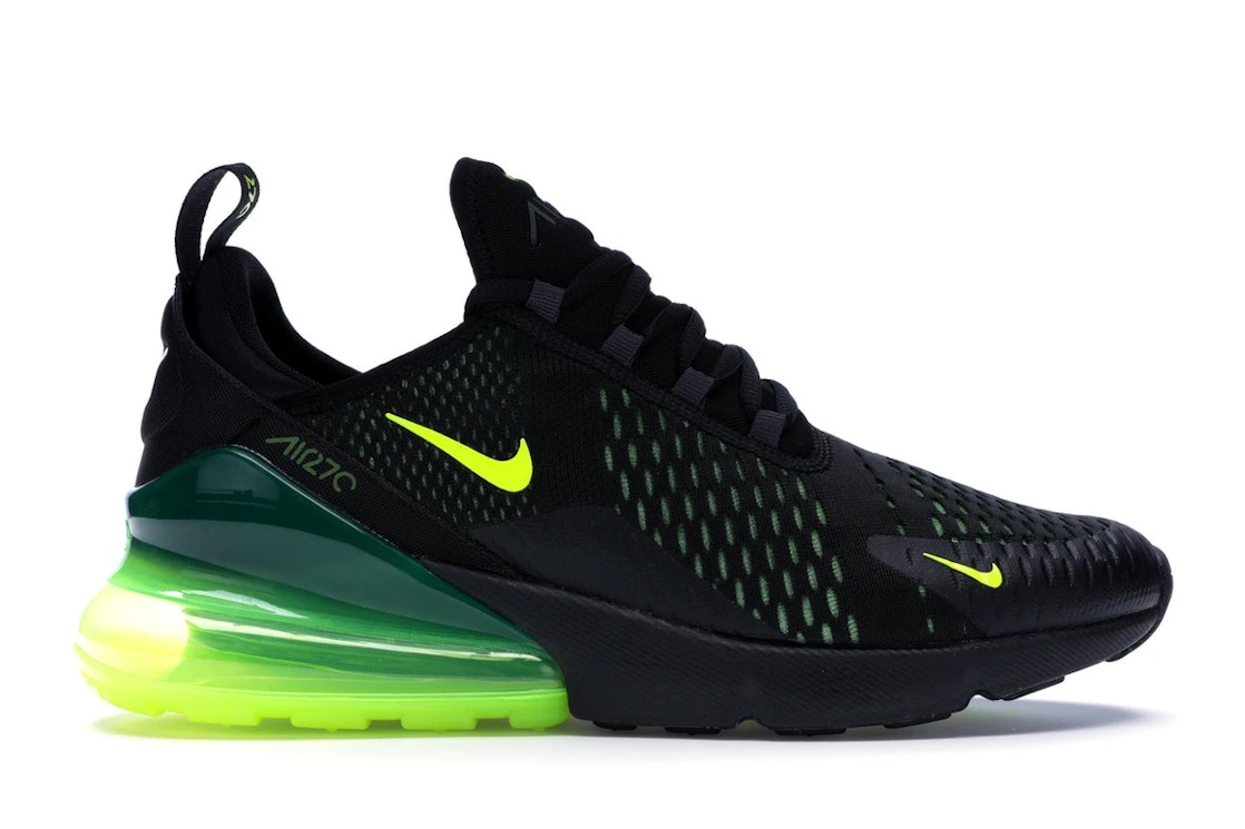 Nike Air Max 270 Black Volt Oil Grey - 1