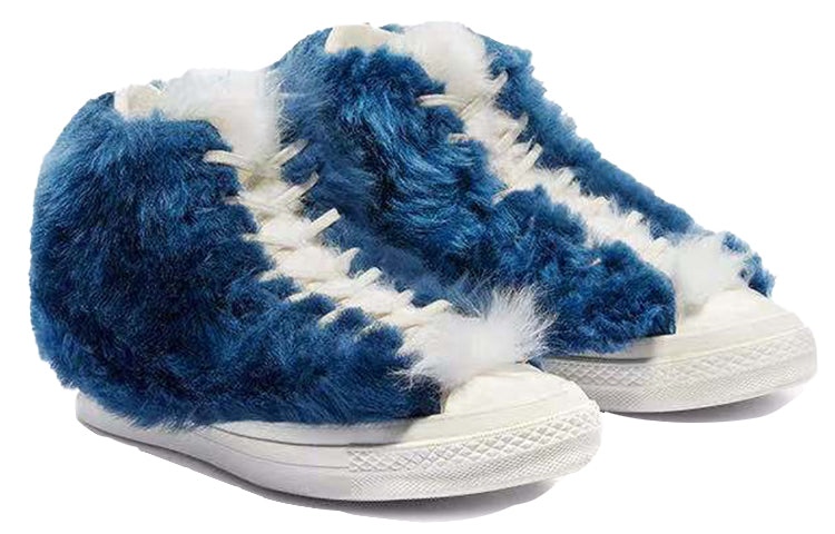 Converse AMBUSH x Chuck 70 High 'Fuzzy - Navy Blue' 170587C - 3
