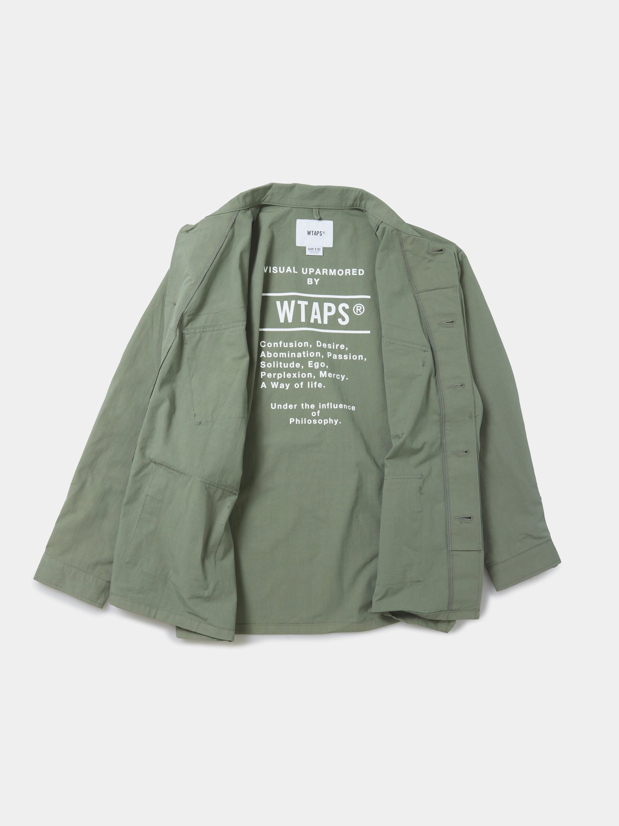 DOUBLE TAPS WTAPS 2023SS SIZE: 2 JUNGLE 02 LS NYCO. RIPSTOP