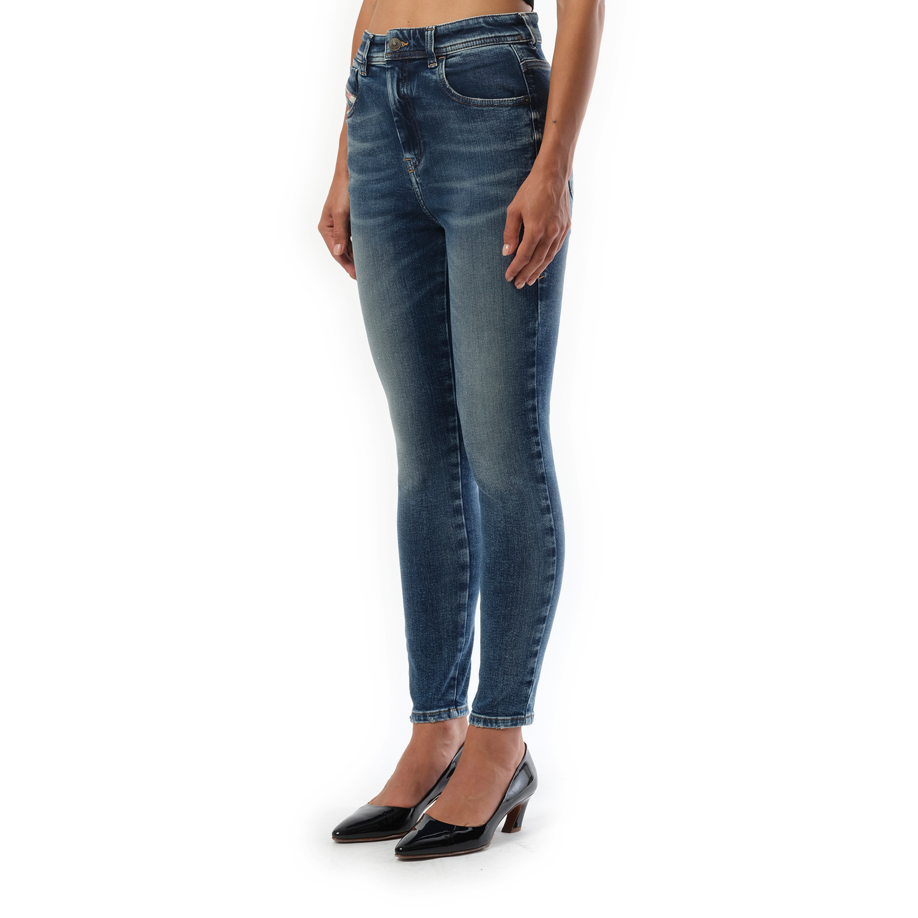 1984 Slandy High Jeans in Washed Indigo - 5