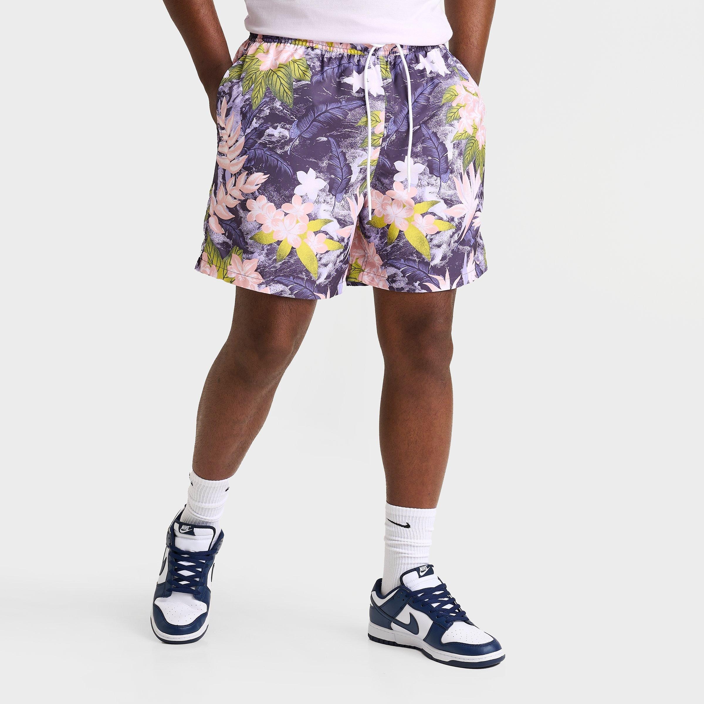 MEN'S NIKE CLUB FLOW PRINT TWILL WOVEN SHORTS - 3