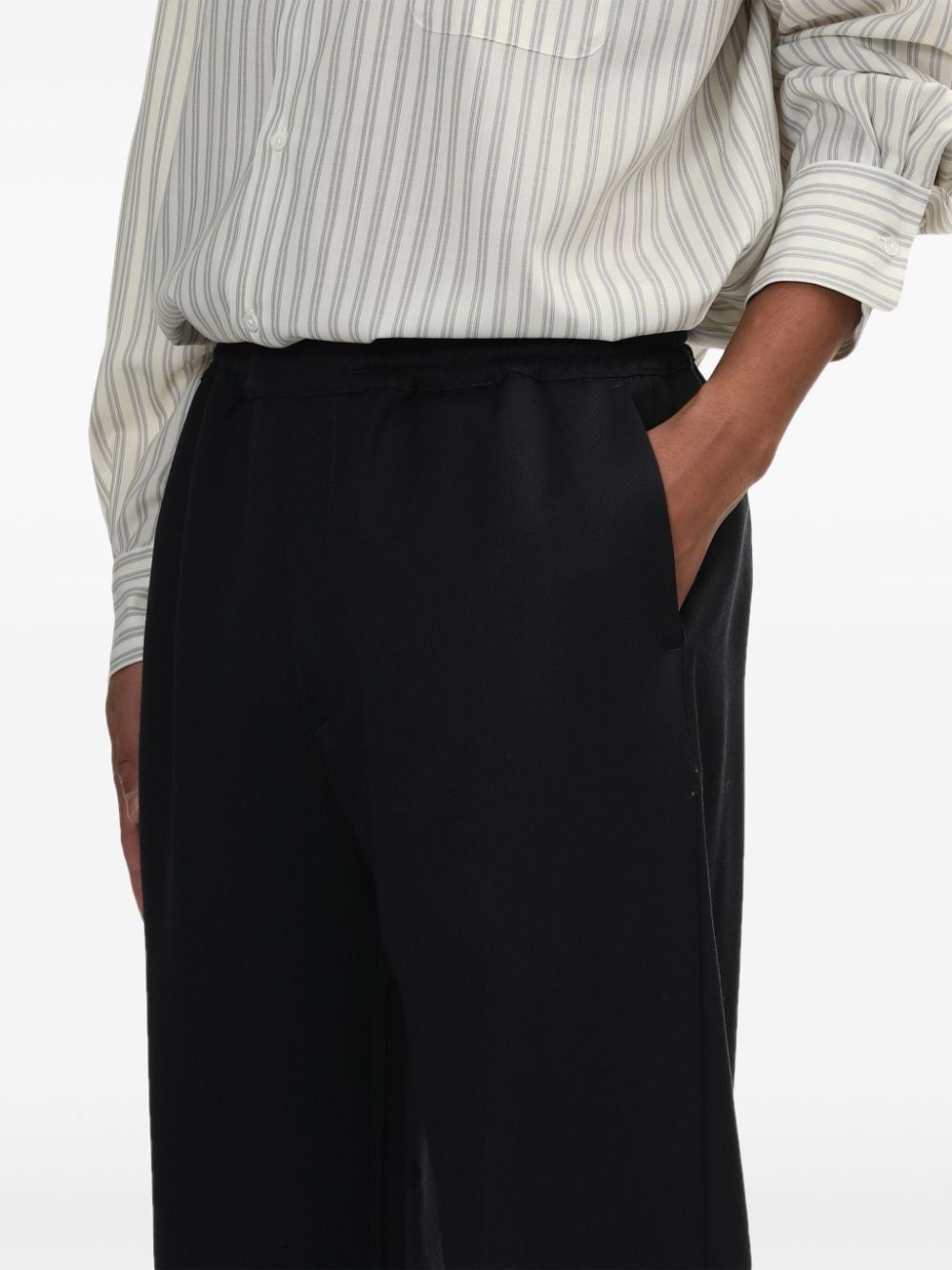 straight-leg tailored trousers - 5