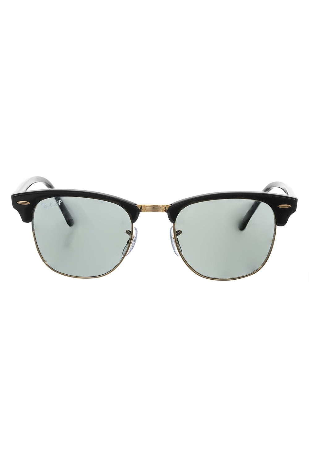 Clubmaster Classic Sunglasses - Polished Black Green - 1