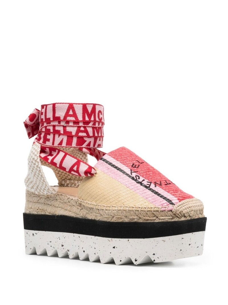 Stella McCartney Gaia flatform espadrilles outlook