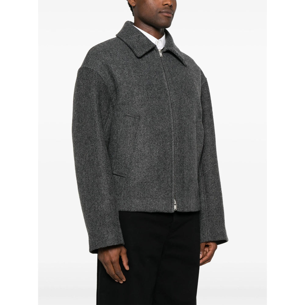Jil Sander Grey Jackets - Bomber Jackets Men - 2