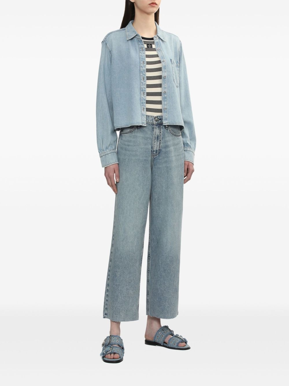 wide-leg jeans - 2