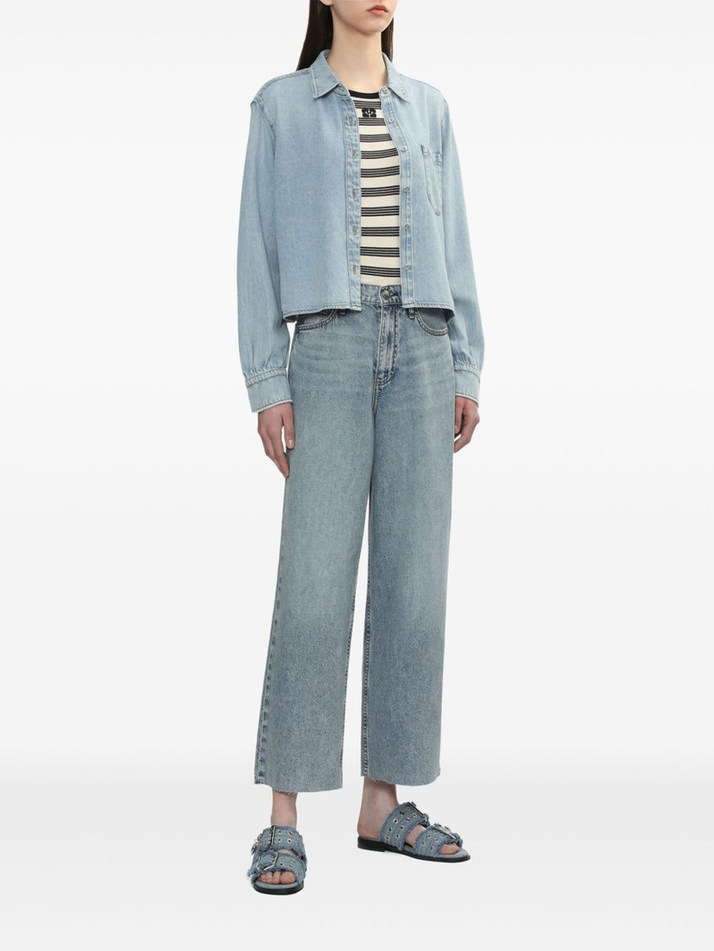 rag & bone wide-leg jeans outlook