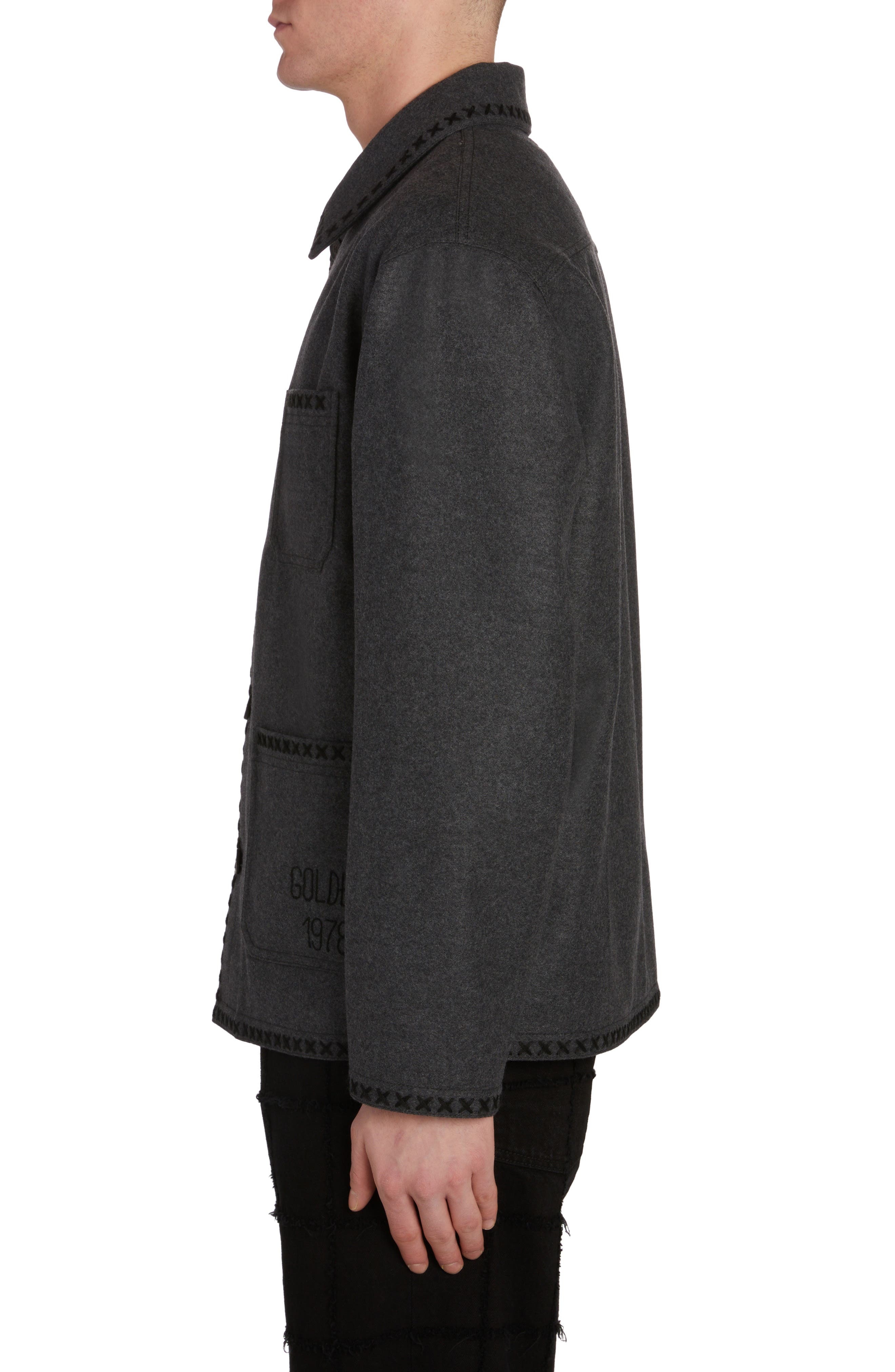 Journey Embroidered Virgin Wool Work Jacket - 3