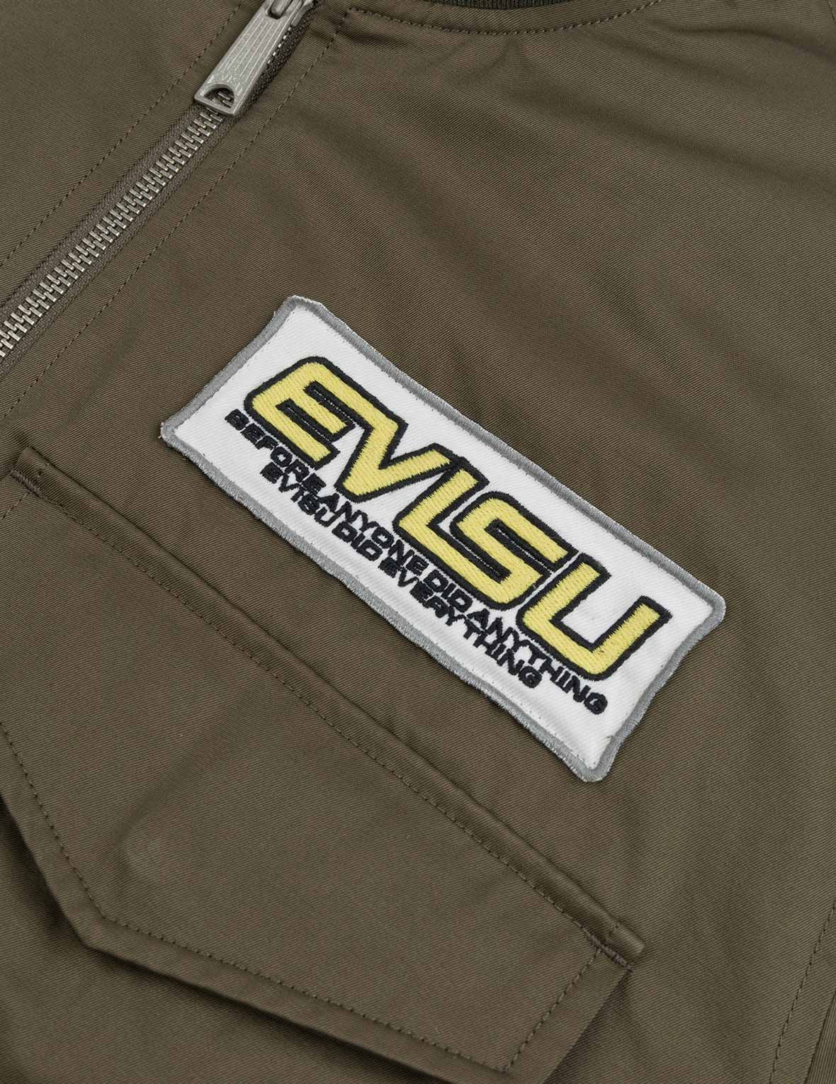 Multi Logo Badges Embroidery Regular Fit Padded Bomber Jacket - 9