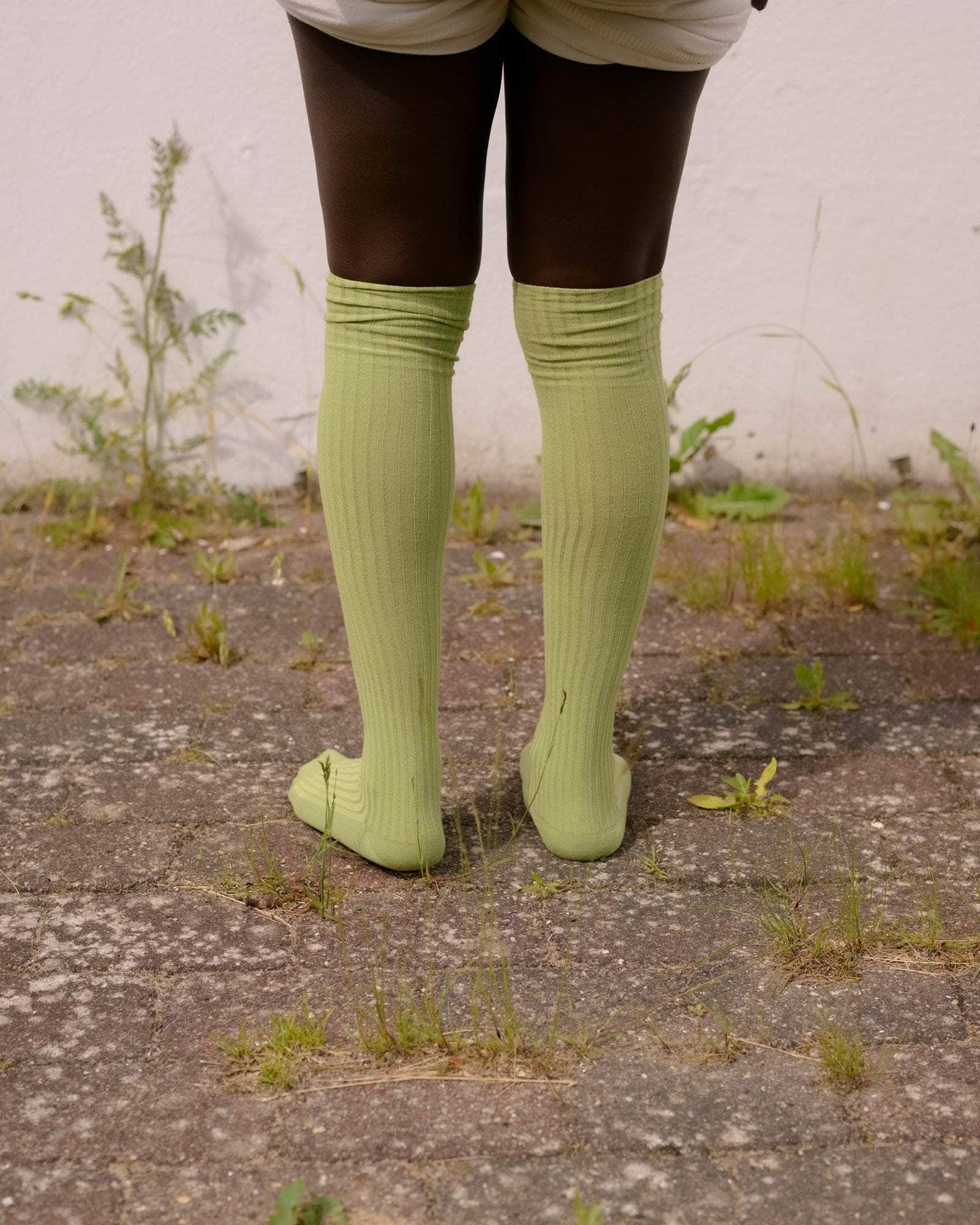 Overknee Socks - Fine Organic Cotton Rib - 3