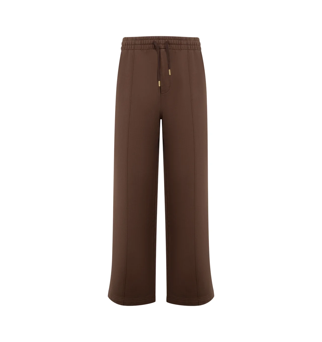 EMBROIDERED PINTUCK JOGGER - 1