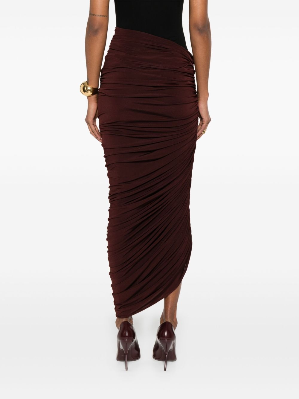 asymmetric maxi skirt - 4