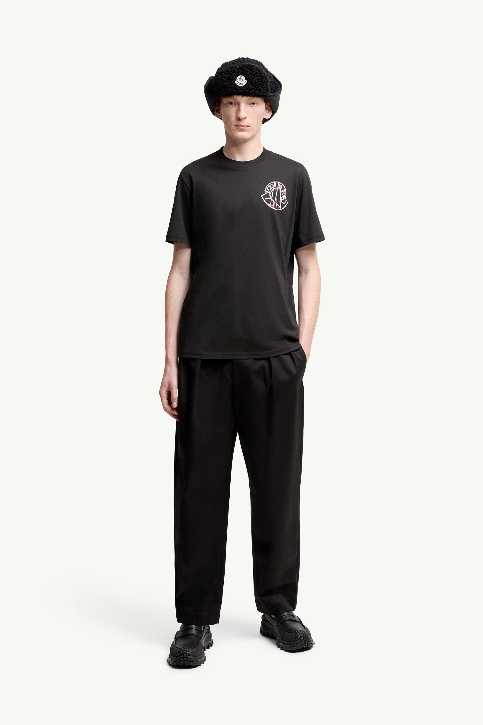 Overlapped Logo Cotton T-Shirt - 2