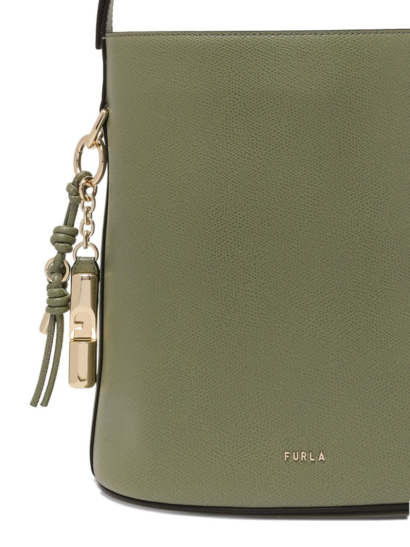 small Roxie leather charm tote bag 4