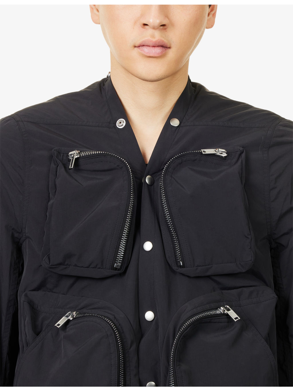 Patch-Pocket Cargo Shell Jacket - 5