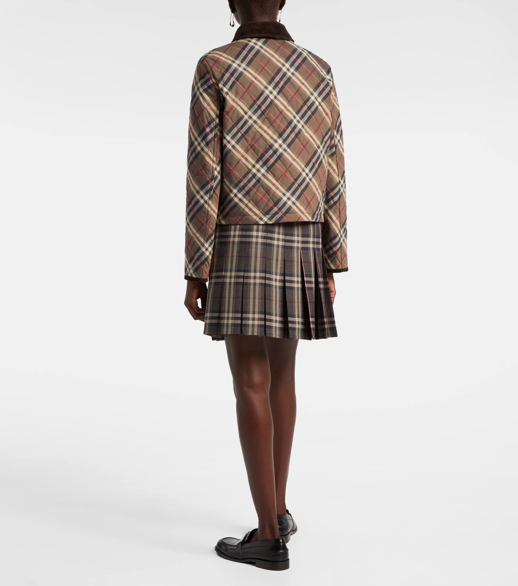 Burberry Check quilted cotton jacket - 3