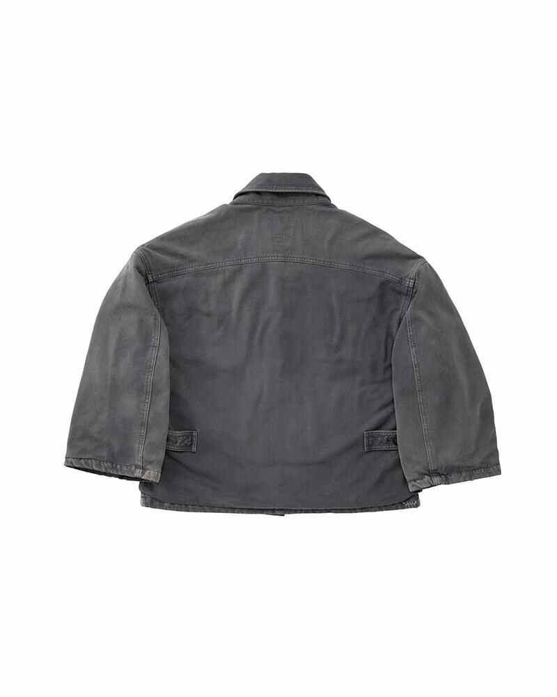 visvim TROPICAL COMBAT JKT DMGD W GREY outlook