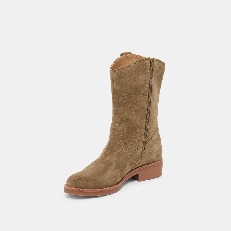 HALINE H2O BOOTS OLIVE SUEDE 6