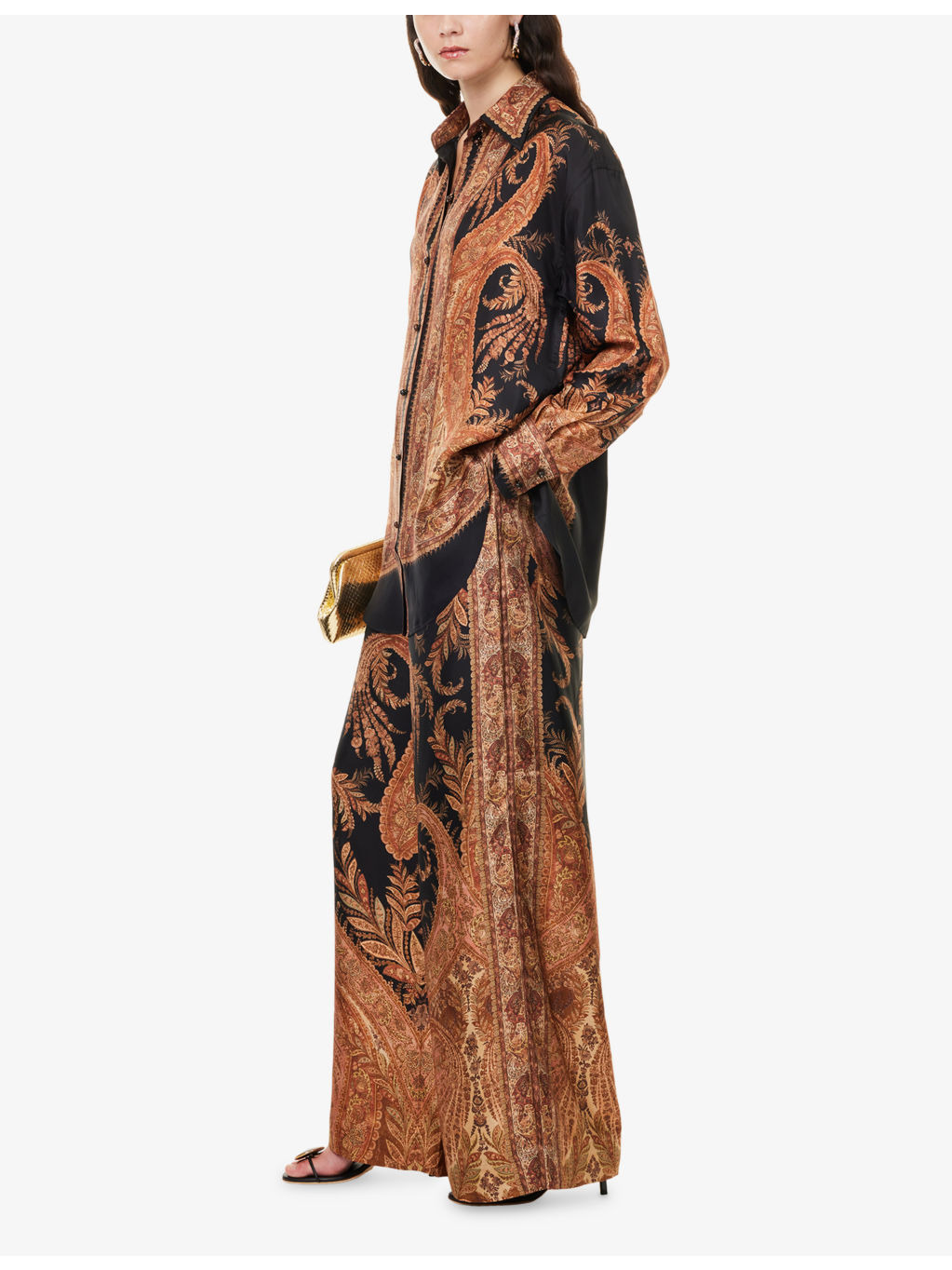 Hypnotic Wide-Leg Silk Trousers - 2