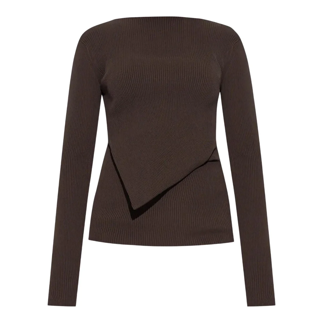 Long Sleeve Babel Top Ribbed Knit - 1