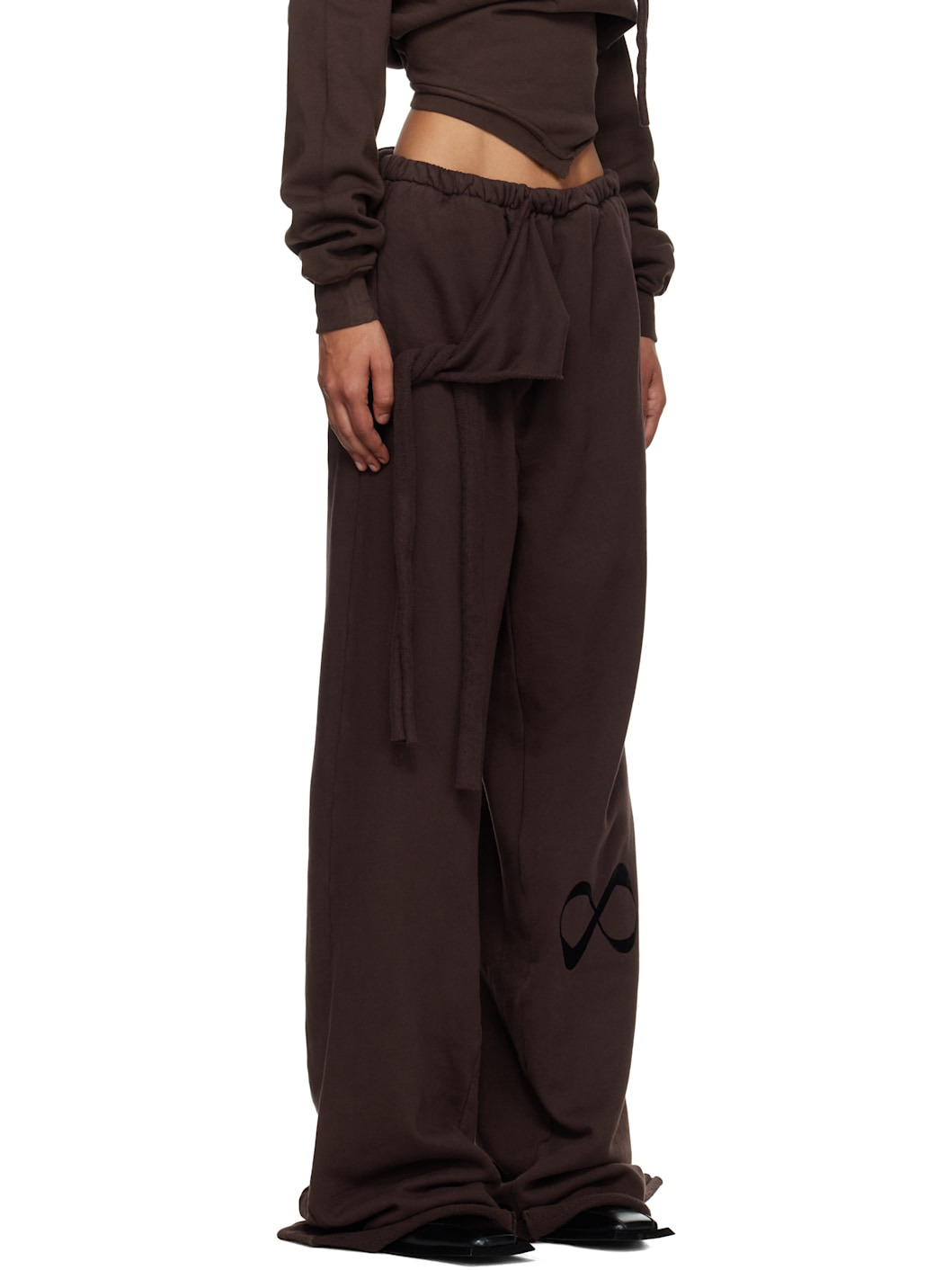 Brown Otto Wrap Sweatpants - 2