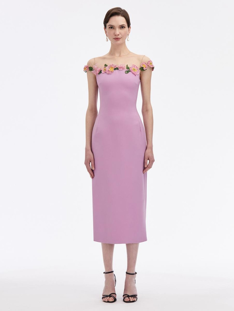 POPPIES ILLUSION NECK PENCIL DRESS의 특징 - 1