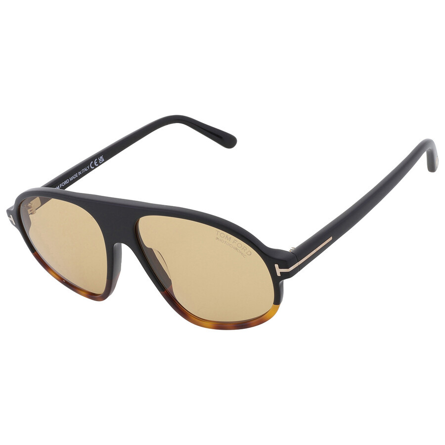 Tom Ford Erol Photochromatic Brown Pilot Men's Sunglasses FT1178 56E 58 - 3