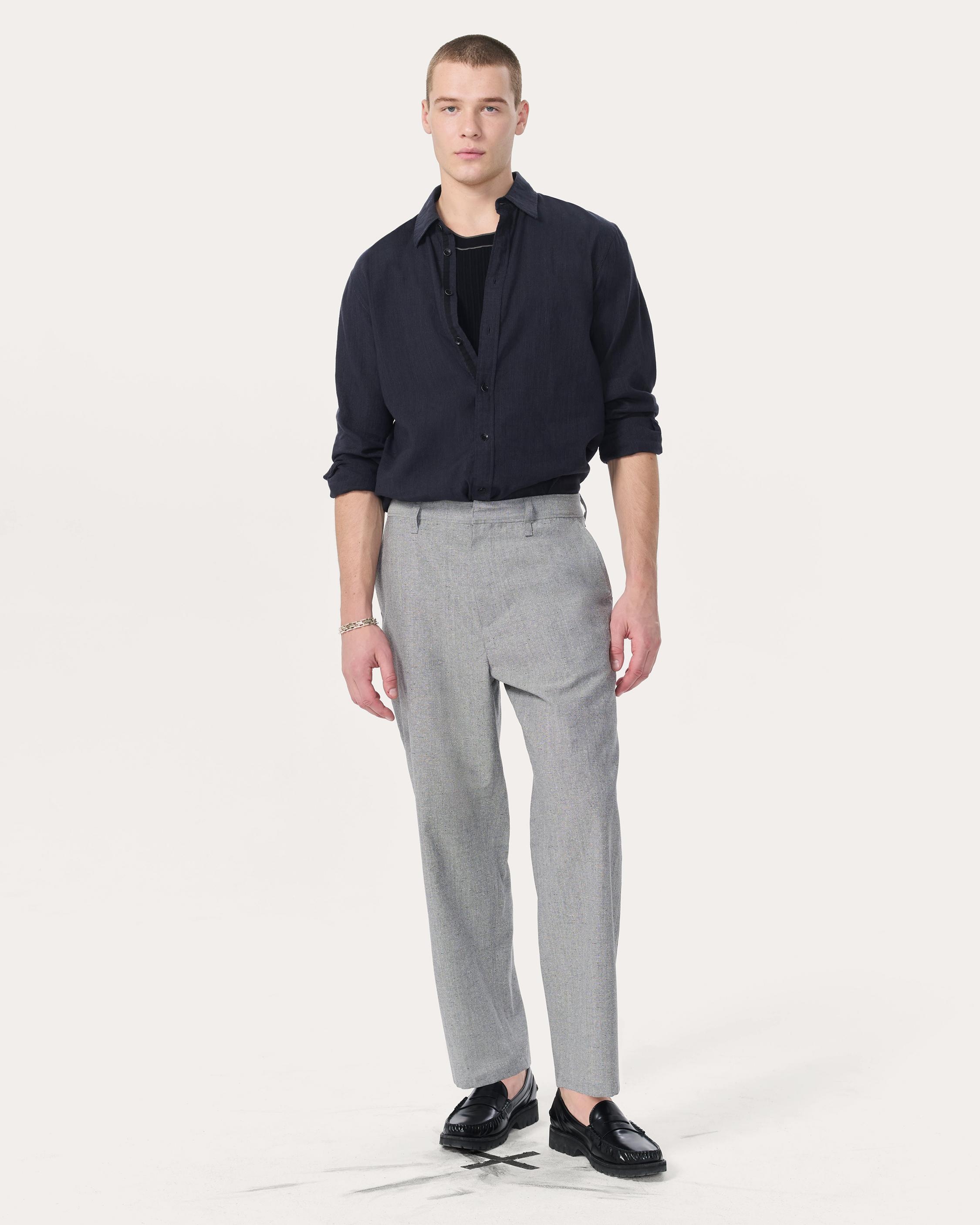 Baggy Wool-Blend Trousers - 2