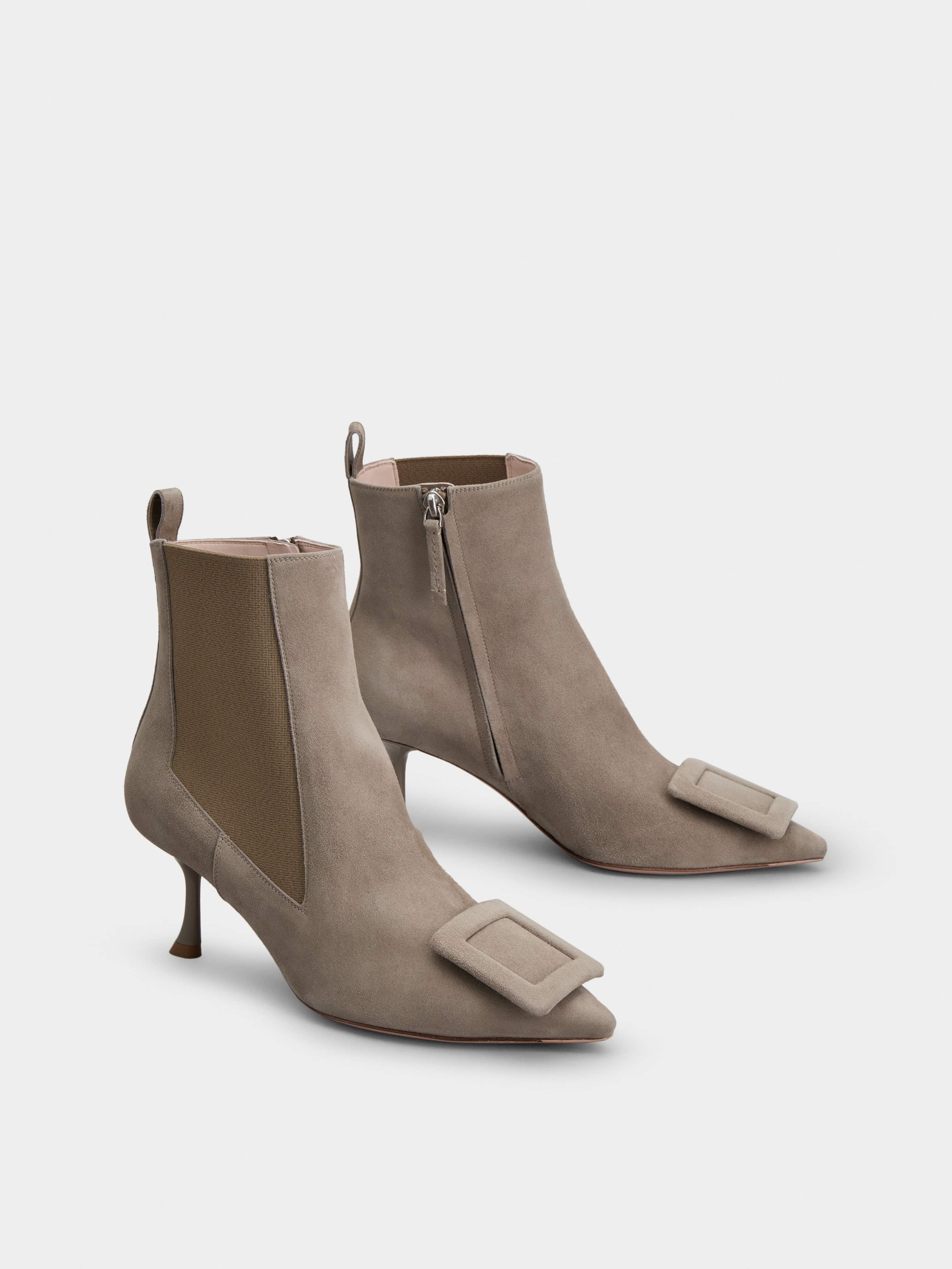 Viv' in The City Booties in Suede - 2