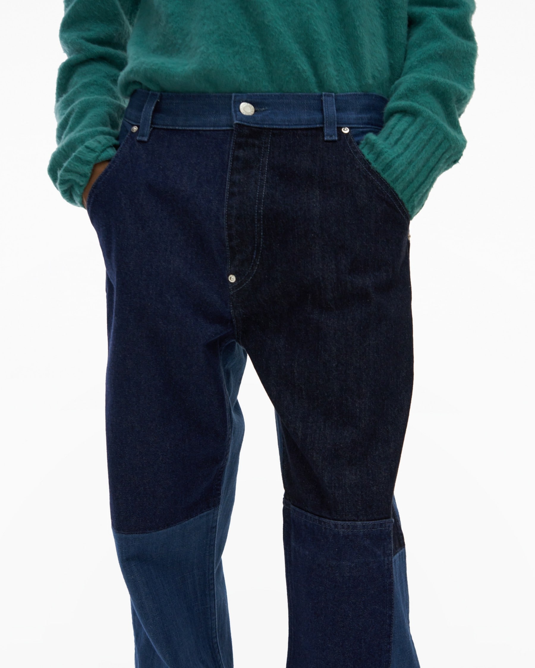 PIECED TAPERED JEAN - 7