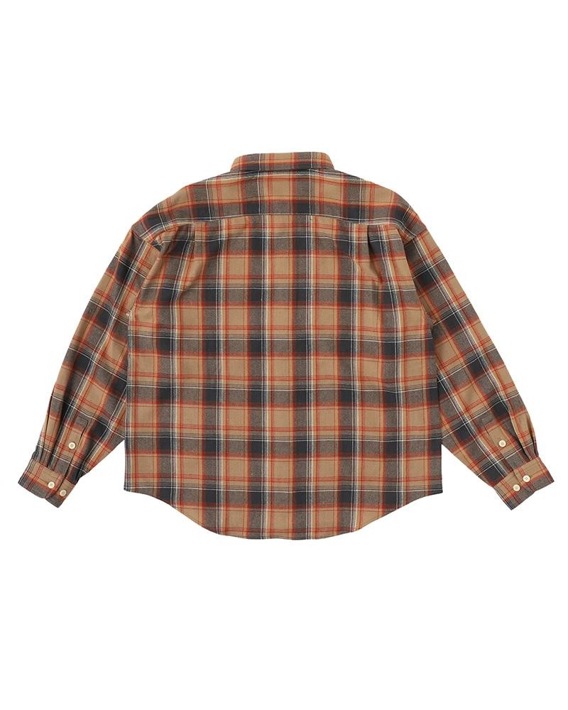 visvim FRONTIER CHECK L/S BEIGE outlook