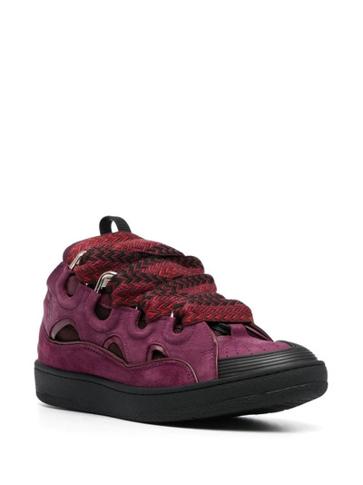 Lanvin chunky suede sneakers outlook