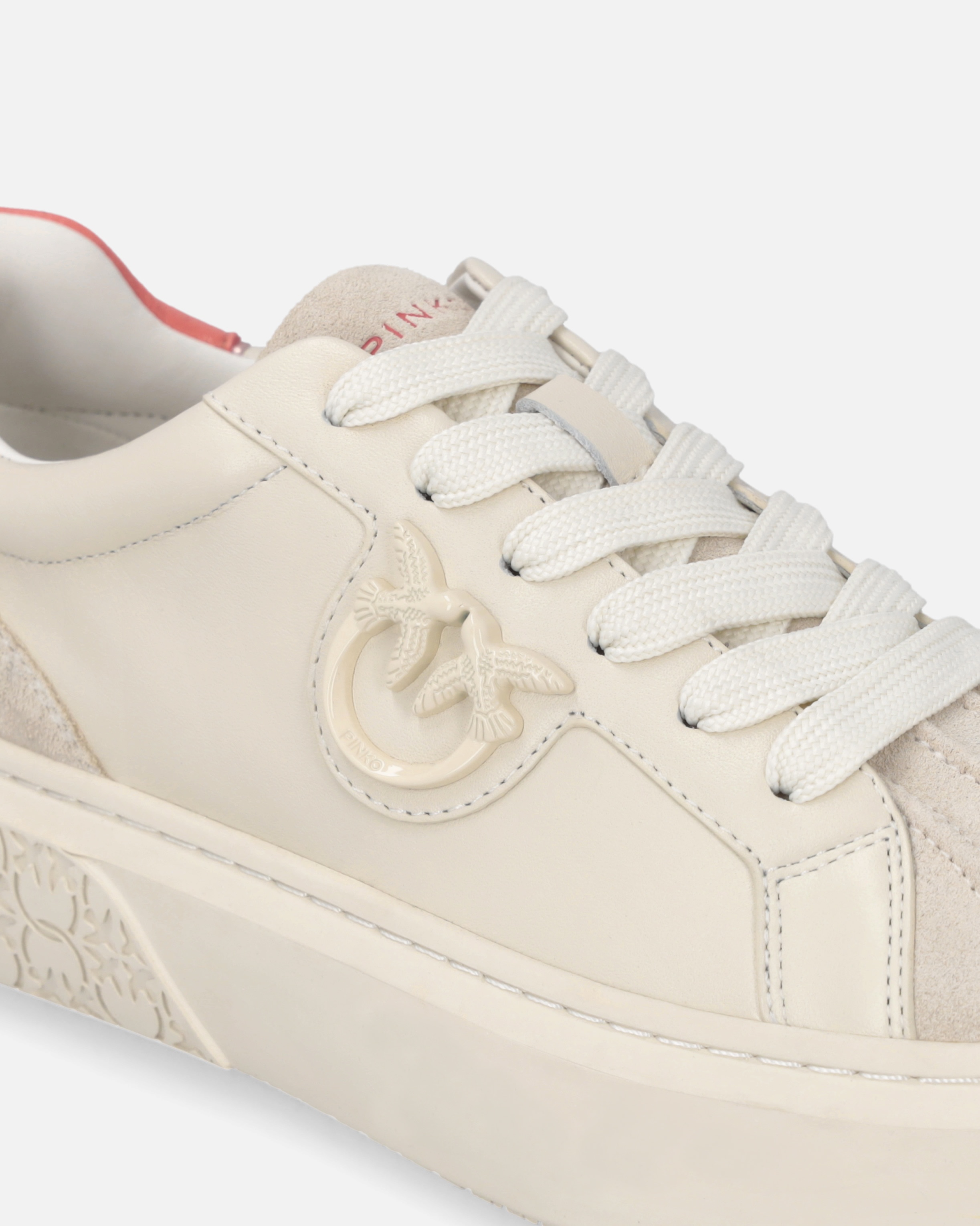 SNEAKERS WITH PLATFORM SOLE AND COLORED HEEL - 4