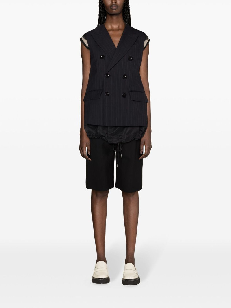 sacai deconstructed double-breasted gilet outlook
