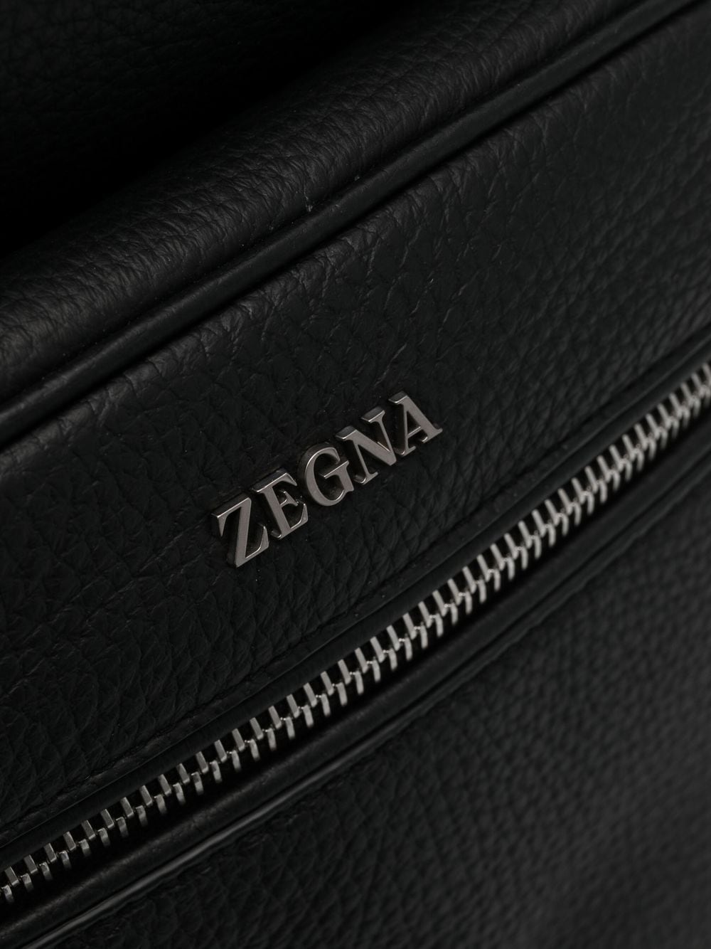 logo-plaque leather backpack - 4