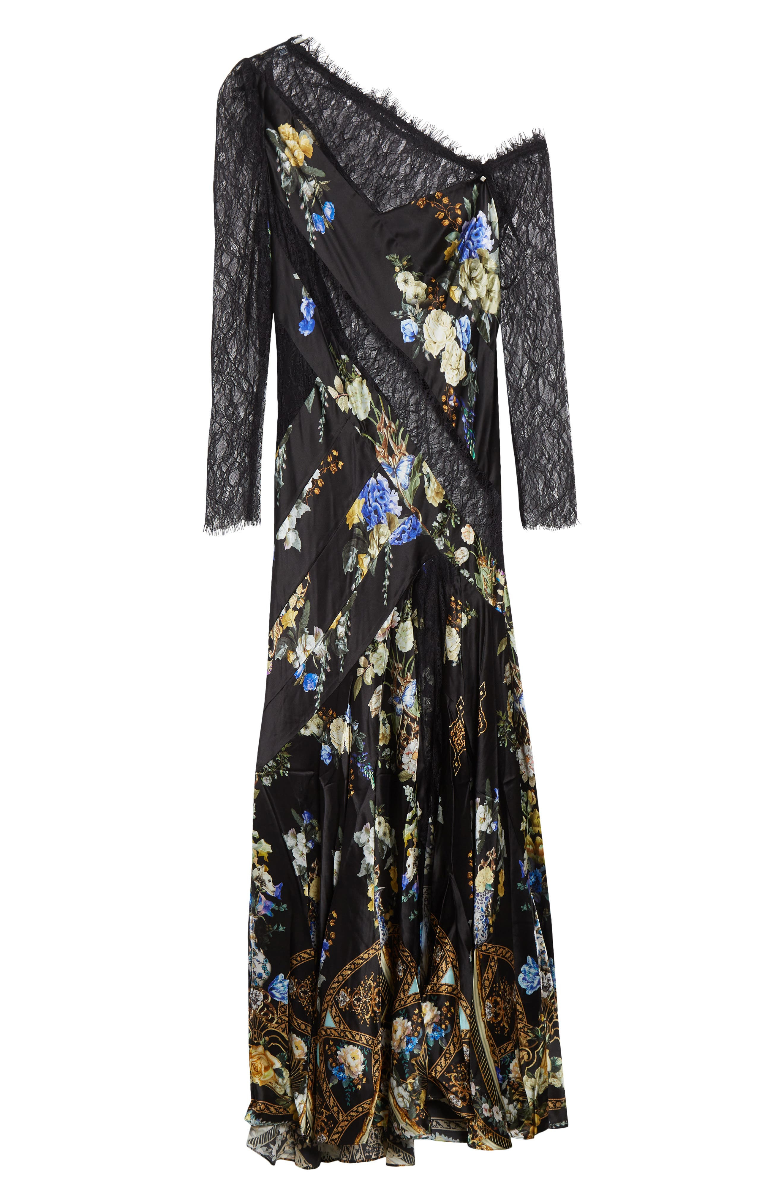 Camilla Ottoman Elegance Splice Long Sleeve Maxi Dress at Nordstrom - 5