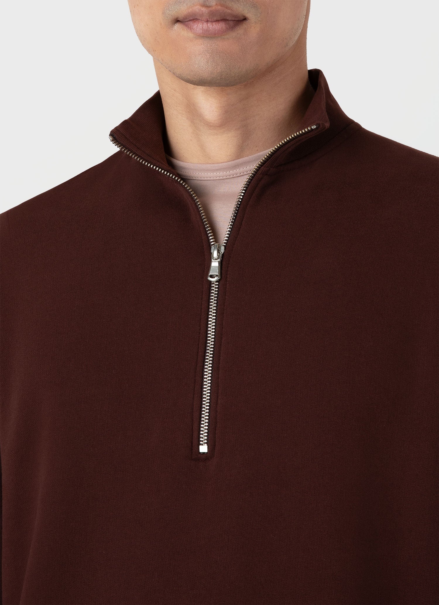 Half Zip Loopback Sweatshirt - 6