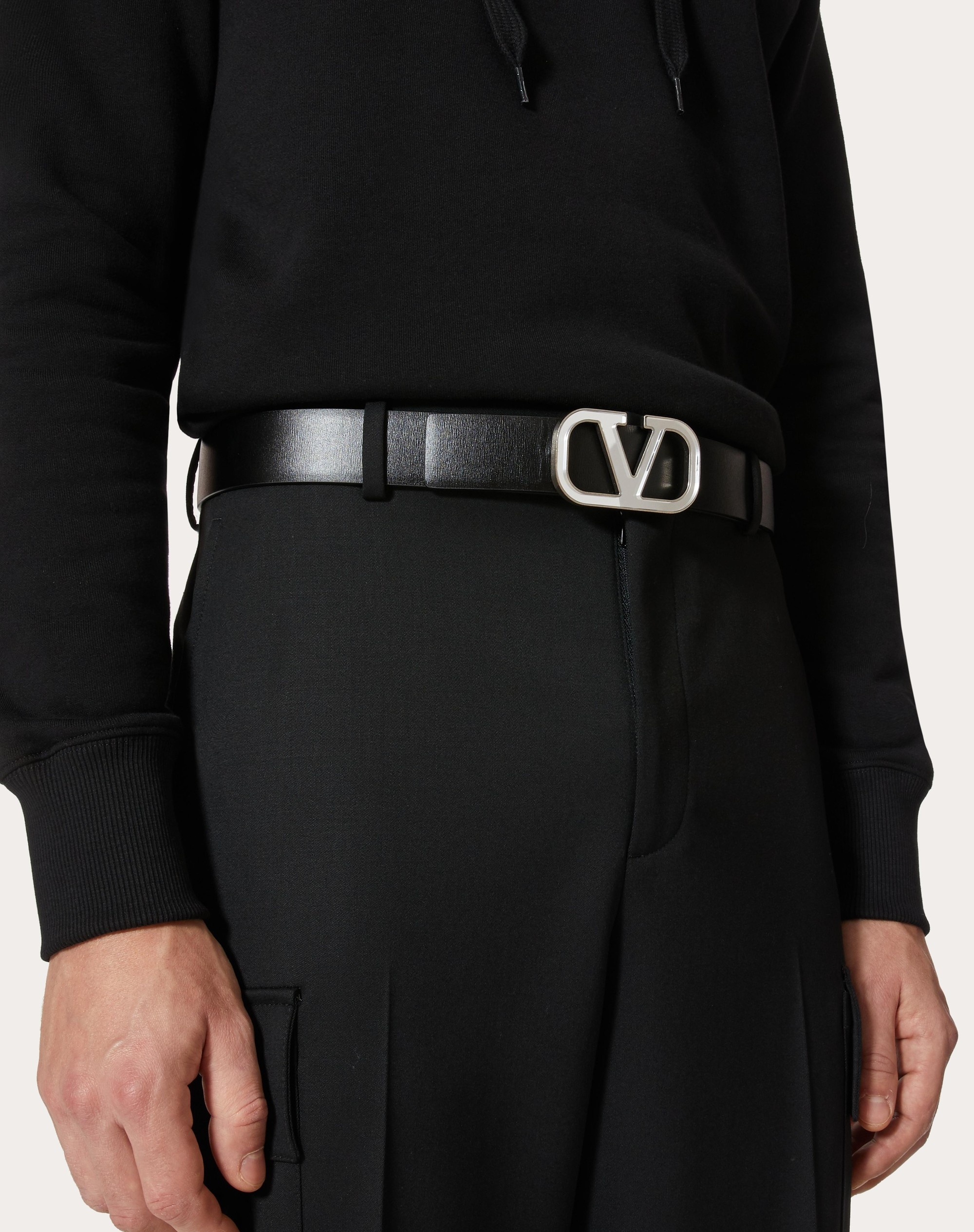 VLOGO SIGNATURE CALFSKIN BELT 35 MM - 5