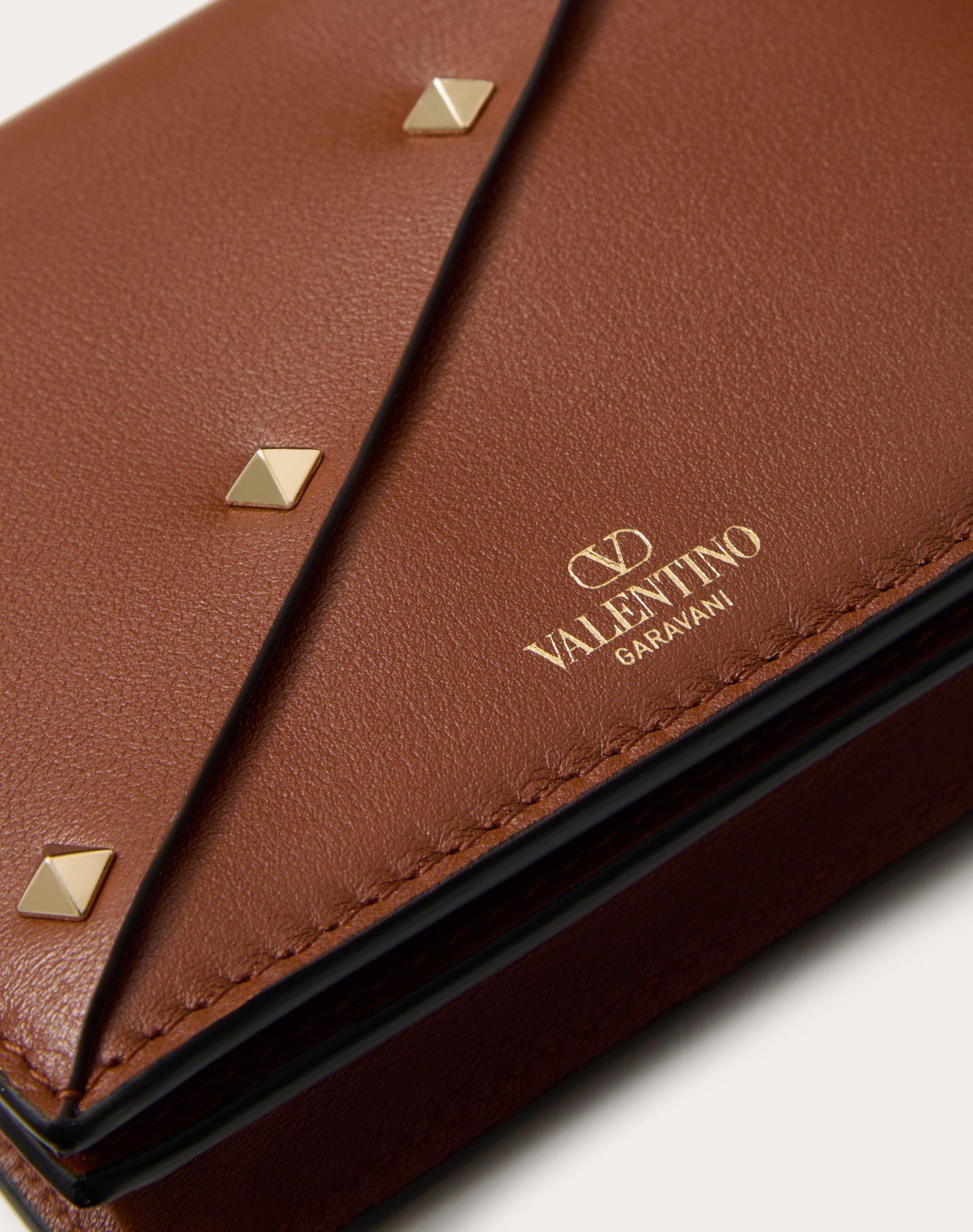 SMALL VALENTINO GARAVANI ROCKSTUD WISPY CALFSKIN WALLET - 2