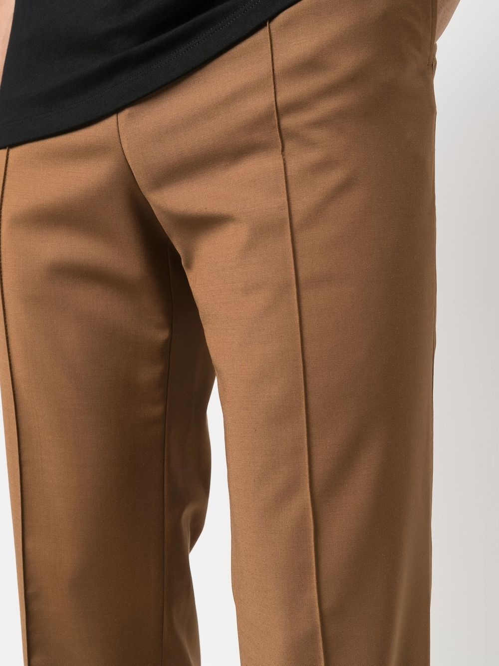 tailored straight-leg trousers - 5